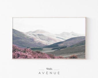 Frame TV Art | Spring Mountain Landscape Digital TV Art