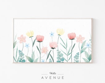 Samsung Frame Tv Art | Spring Frame Tv Art | Floral Art | Spring Flowers | Digital Download | Frame Tv Art Flowers