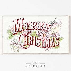 Frame TV Art | Antique Christmas Digital TV Art