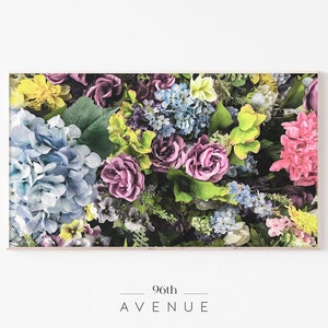 Frame TV Art | Colorful Flowers Digital Download