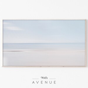 Samsung Frame TV Art | Coastal Beach Digital Art For TV | Ocean Tv Art | Instant Download