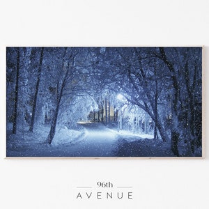 Samsung Frame TV Art | Christmas Winter Wonderland Digital Art For TV Download