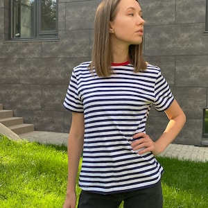 Breton shirt, Women Striped t-shirt