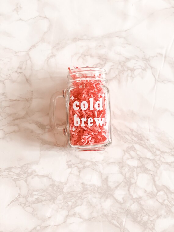 Cold Brew Mug Iced coffee mug trendy mug coffee mug coffee Etsy