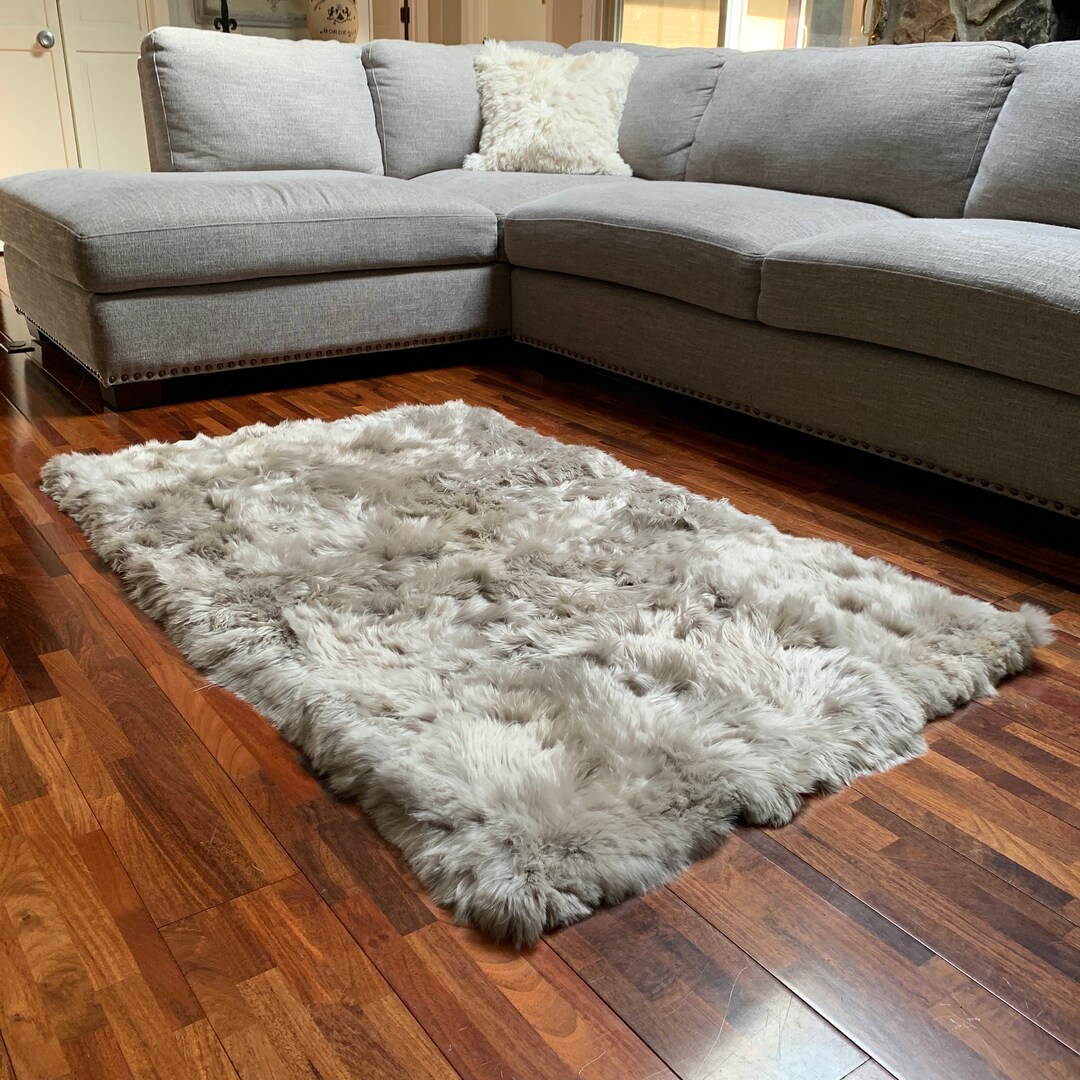 Beautiful Baby Suri Alpaca Fur Rug. Handmade With the Finest - Etsy