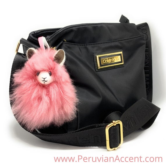Fur purse charm deals
