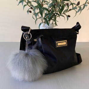 Large Luxury Handmade Suri Alpaca Fur Purse Charm, key chain, Back Pack Charm. Naturally Relieves Stress and Anxiety. Softest Fur Ever!