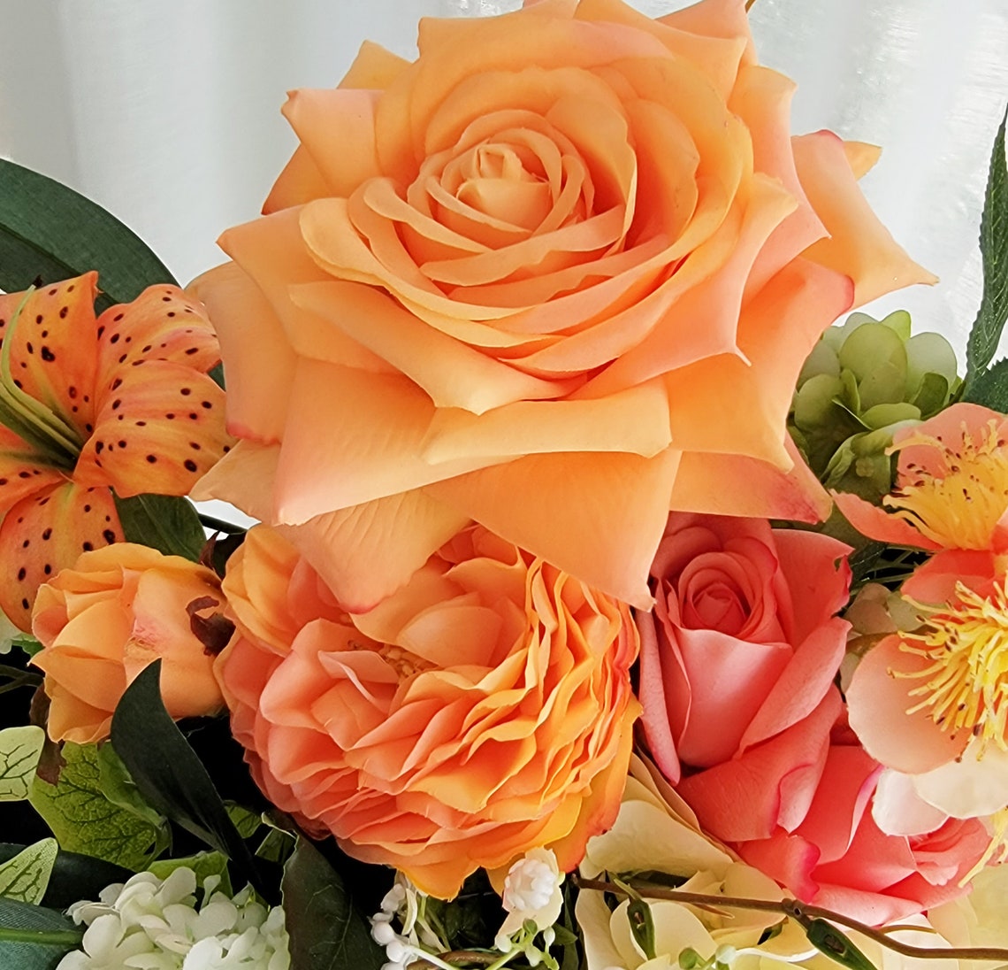 Premium Silk Flower Bouquet Bridal Bouquet Forever Flower Etsy