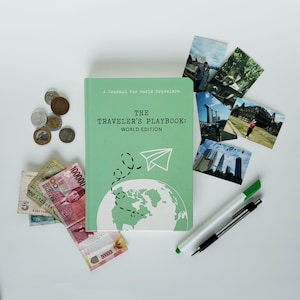World Travel Journal - Travel Book - Travel Keepsake - Travel Journal - Unique Travel Gift - Travel Souvenir -Travel Diary-Travel Lover Gift image 2