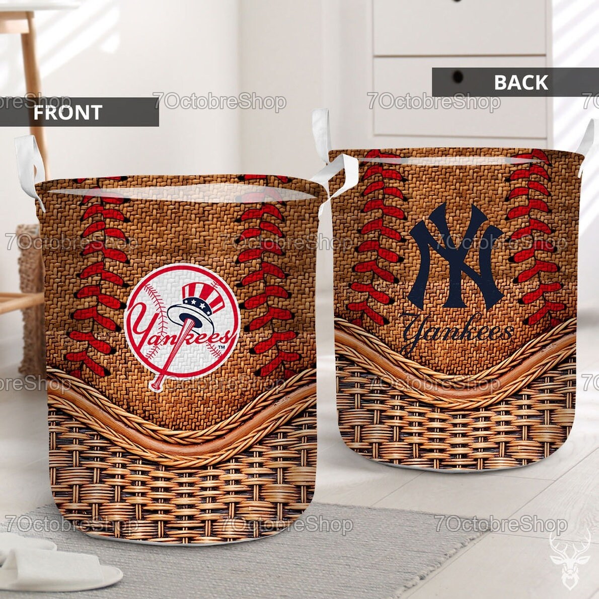 New York Yankees Laundry Baskets MLB New York Yankees Laundry Etsy