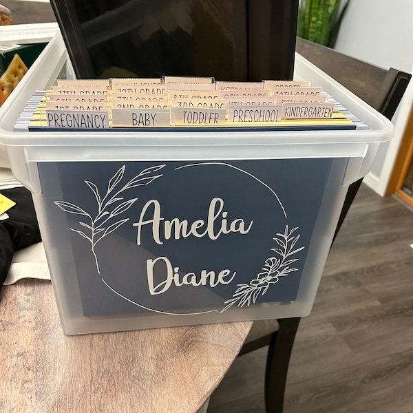 Name decal & folder labels