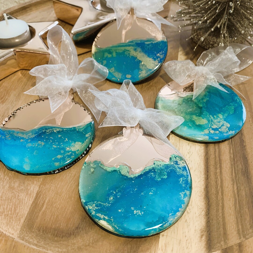 Alcohol Ink Bauble Handmade Christmas Bauble Decoration Resin alcohol-ink-bauble-handmade-christmas-bauble-decoration-resin