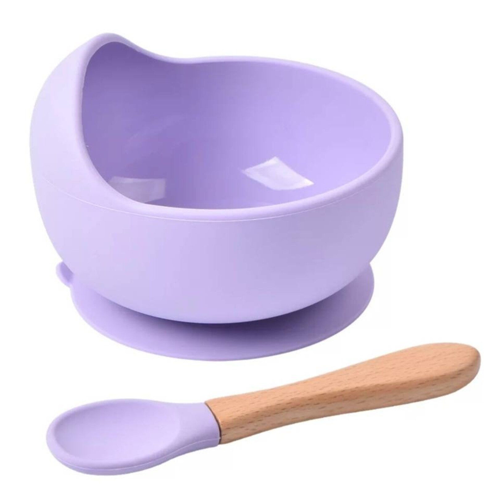 Baby silicone baby bowl and spoon set. BPA free silicone Etsy