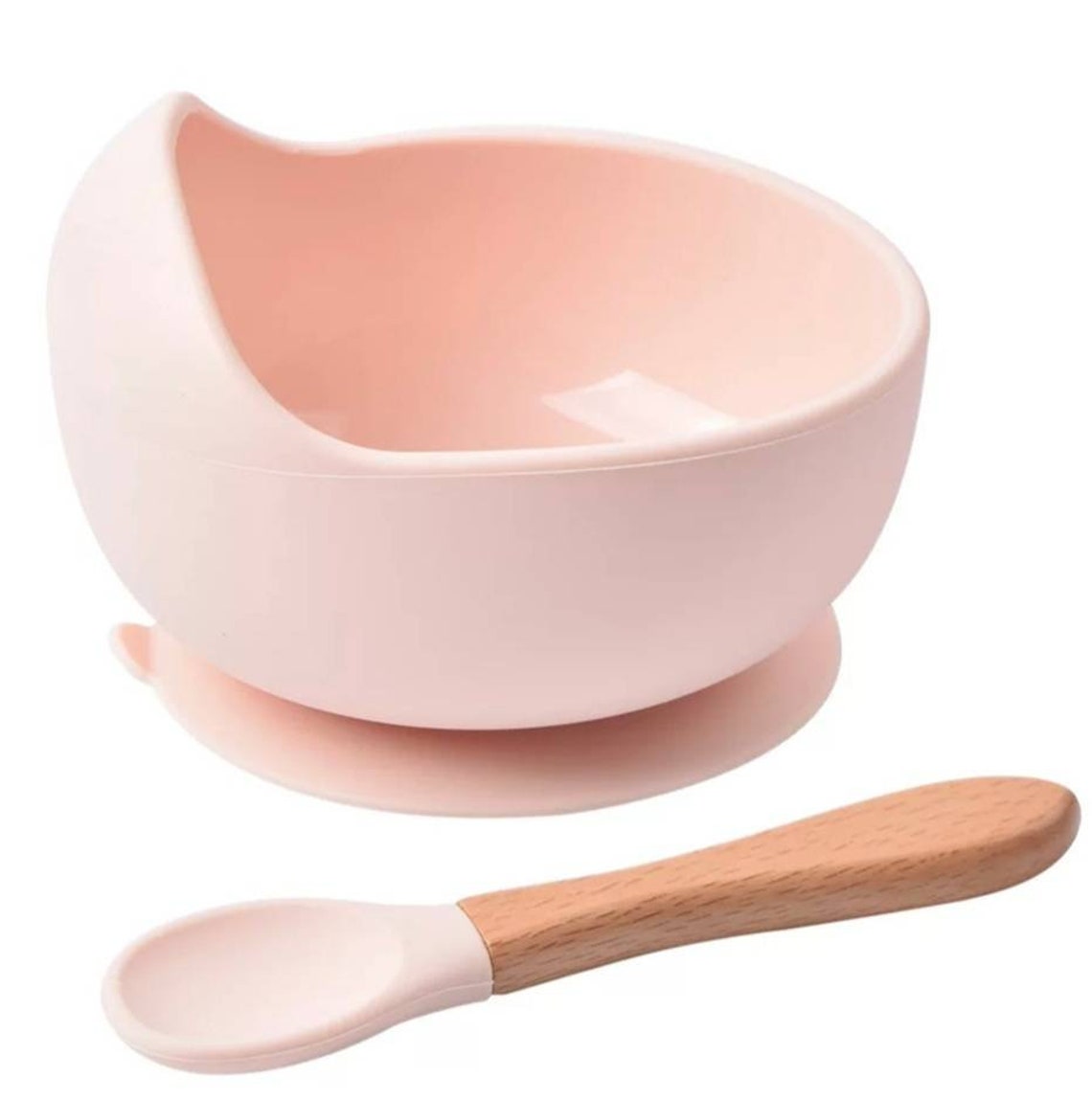 Baby silicone baby bowl and spoon set. BPA free silicone Etsy