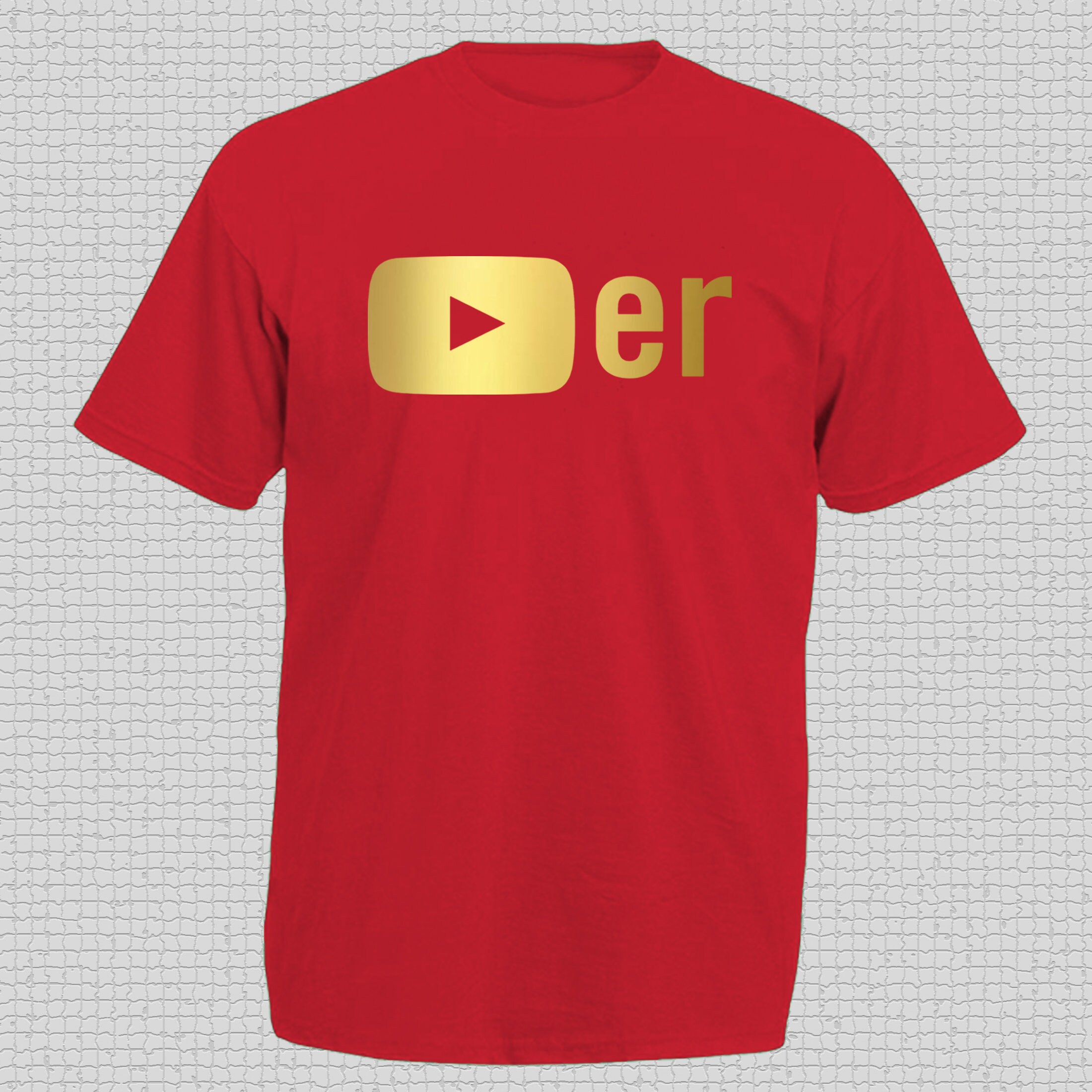 Niños YouTube Merch Jugar Botón Camisa Unisex Adult YouTube Etsy