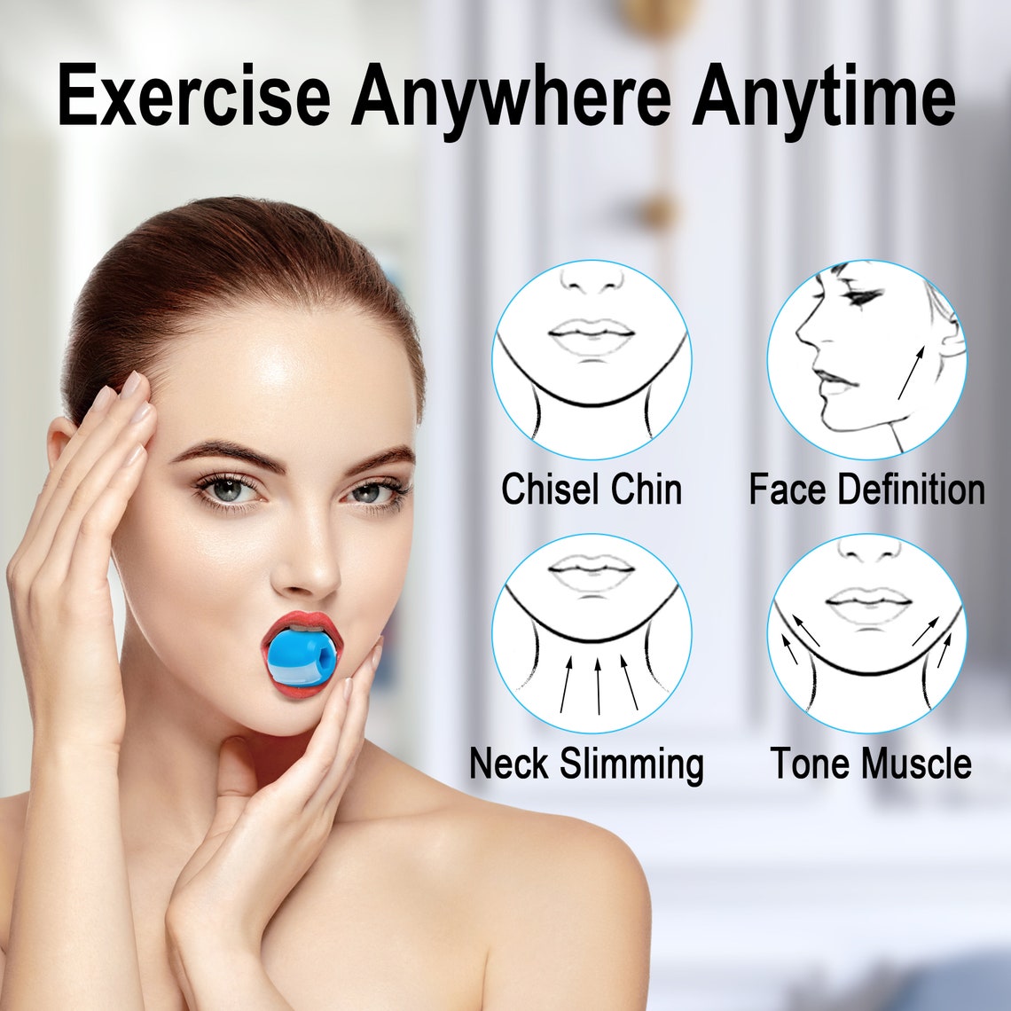 Jaw Exerciser 3 Pack Jawline Shaper Set Jaw Trainer With Etsy
