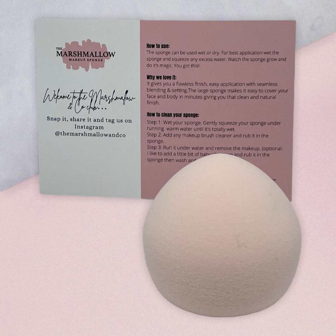 The Marshmallow makeup sponge / beauty blender Etsy