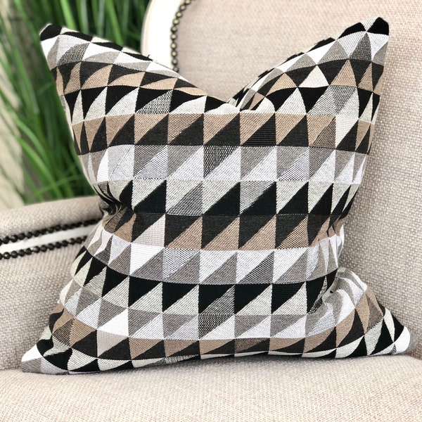 Grey White Cushion Etsy