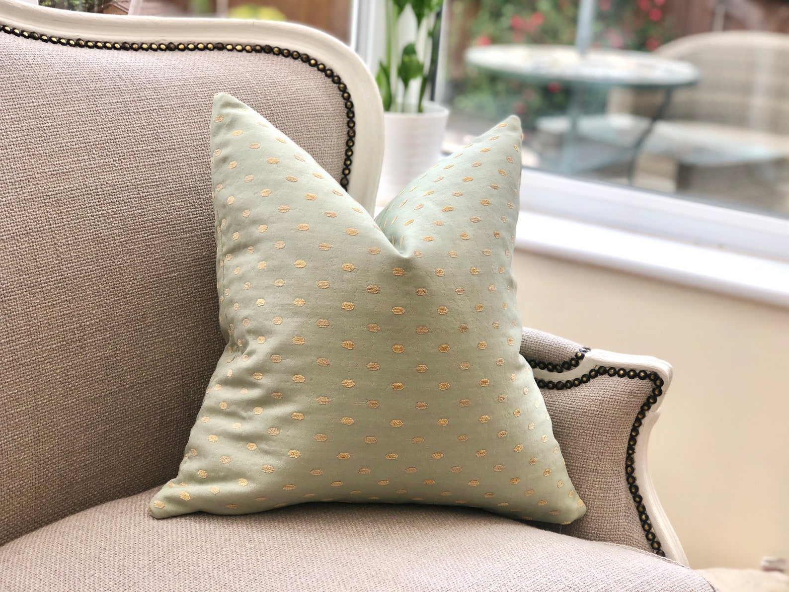 Duck egg blue cushion cover/pillow cover country/ costal Etsy