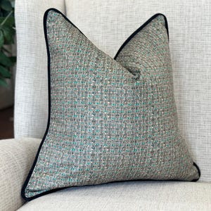 Housse de coussin en velours imprimé vert - Vert Housse de coussin personnalisée | CHASSEUR