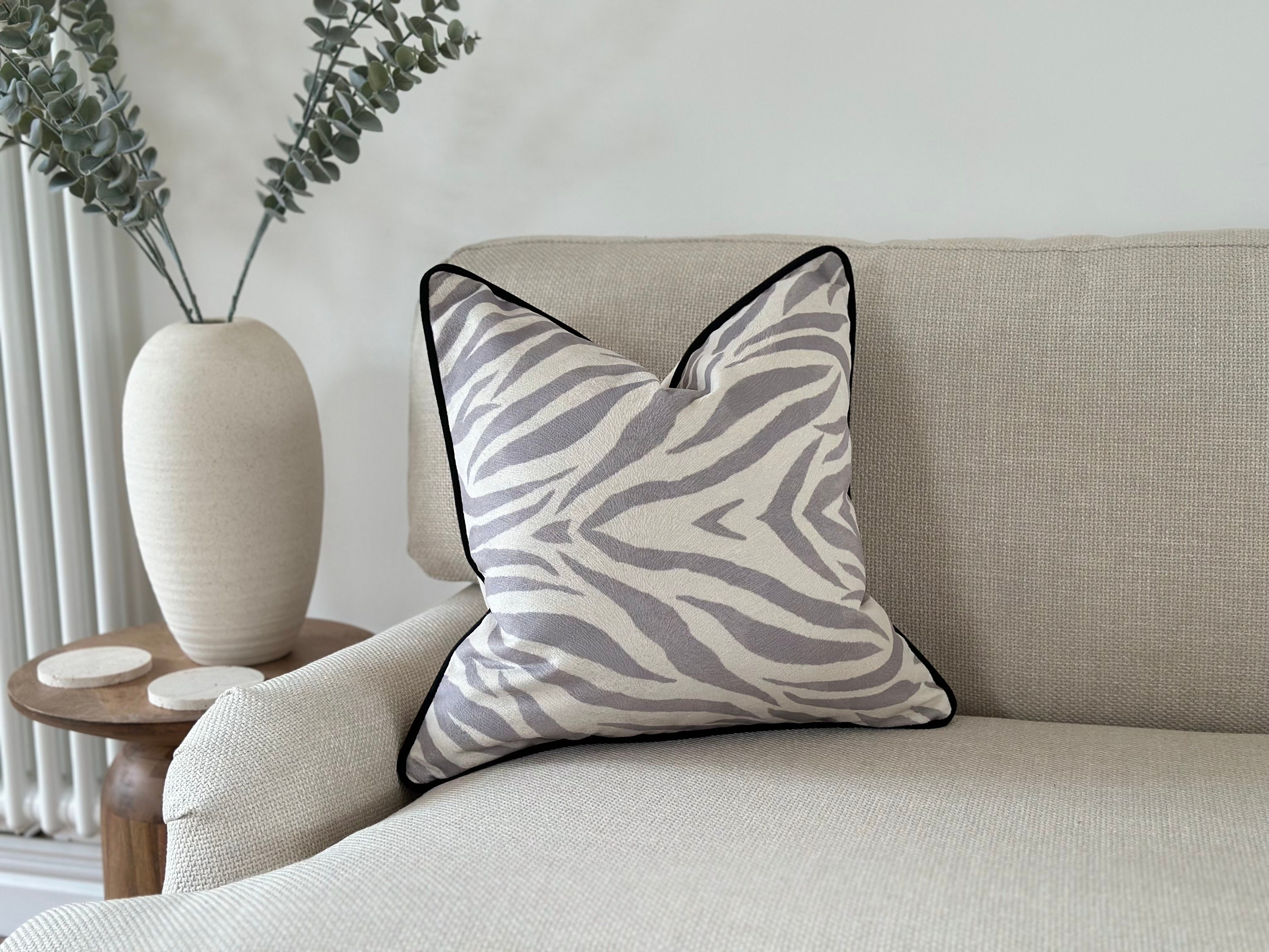 Grey Animal Cushion Etsy