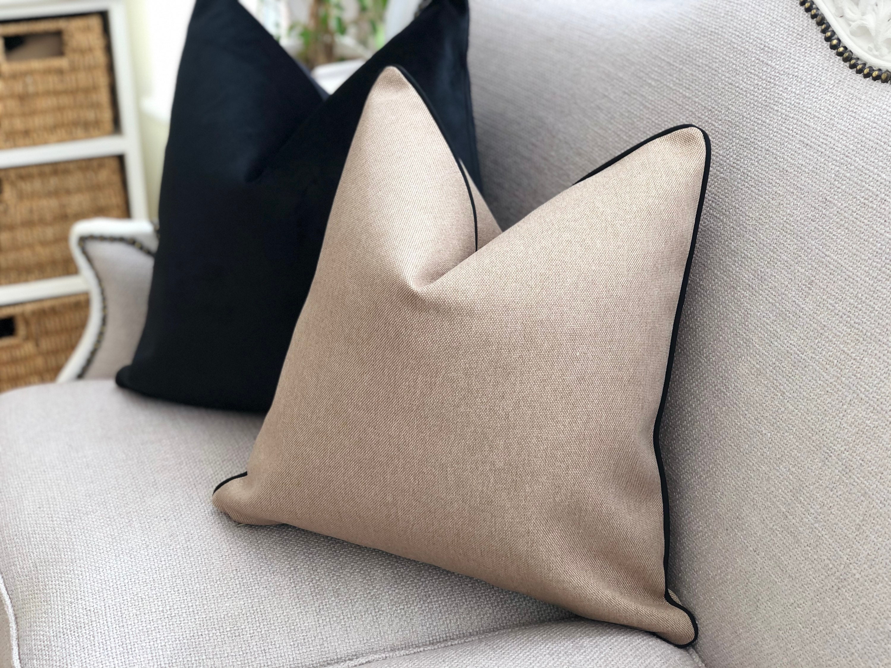Neutral cushion cover. Neutral home decor beige/brown pillow Etsy