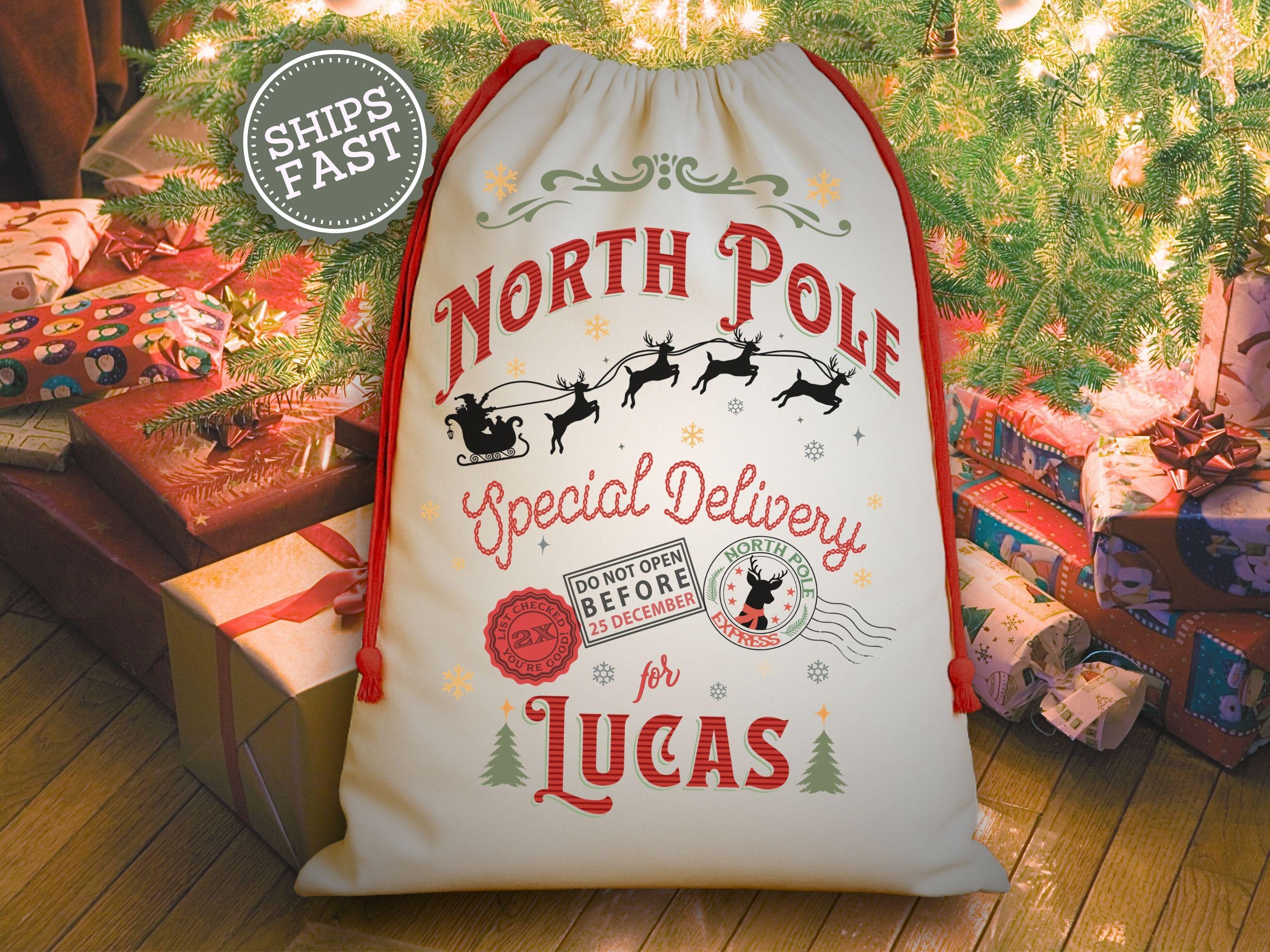Christmas Sack Extra Large Sack Burlap Santa Sack Hessian Sack Christmas Sack Extra Large Sack Burlap Santa Sack Hessian Sack