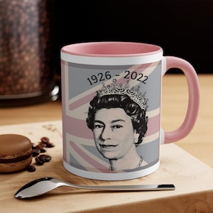 In loving memory of Queen Elizabeth II | Queen Elizabeth Mug | Queen Elizabeth Memorabilia Queen Elizabeth II,  11or 15 oz  color options