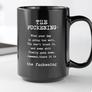 Funny Dark Humor Mug Funny Coffee Mug Sarcastic Mug Existential Dread Funny Mugs for Women Adult Humor Mug Offensive Funny Mug Black Gift image 4