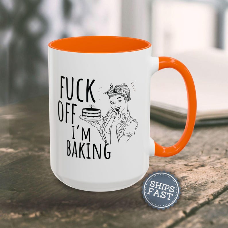 Personalized Funny Baker Gift Funny Coffee Mug Sarcastic Mug Funny Mugs for Women Inappropriate Coffee Mug Custom Baking Gift for Her Mug image 8