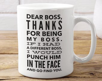 Funny Mug for Boss Man Funny Mug Funny Boss Gift for Employer Funny Gift for Boss coffee Mug Funny Gift for Supervisor Snarky Joke Mug Boss