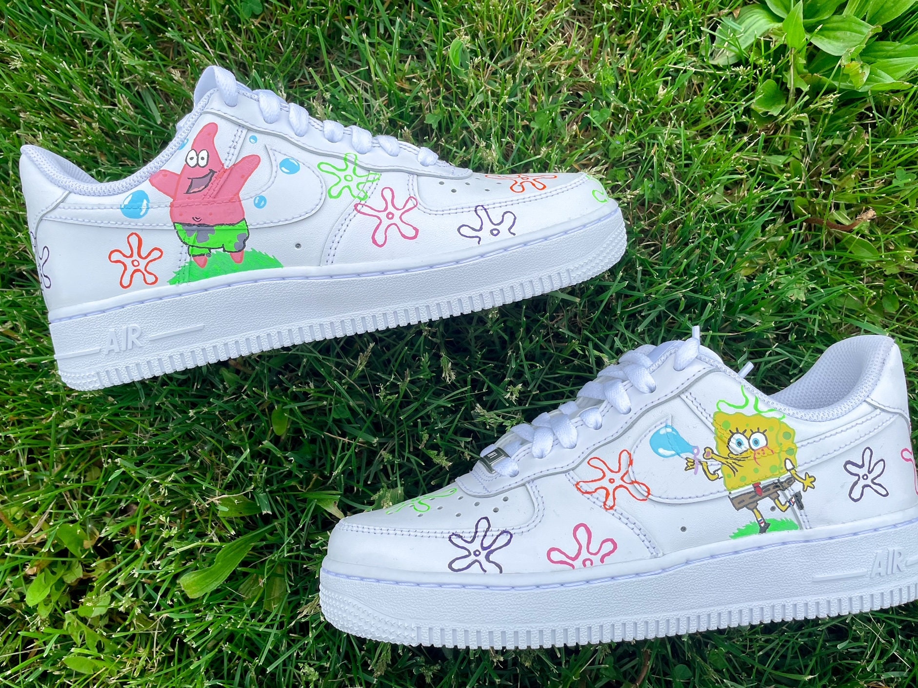 spongebob and patrick air force 1