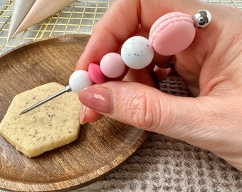 Macaron Royal Icing Nadel - Kekse verzieren - Cookies dekorieren - Macaron Cookie Scribe Tool, Keksschreiber - Versandkostenfrei