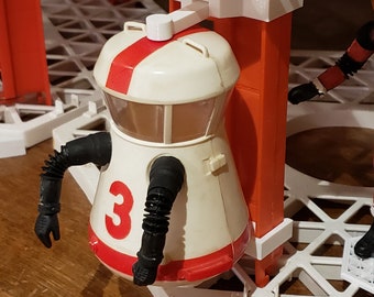 Major Matt Mason Space Station 1966 – Mattel – Jouet Vintage FR – Incomplet