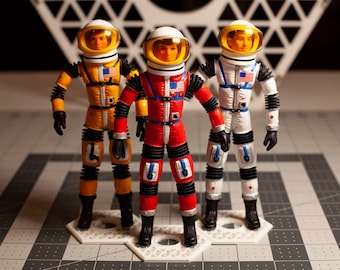 Major Matt Mason Display Stands pack of 5 (Figures Not Included)