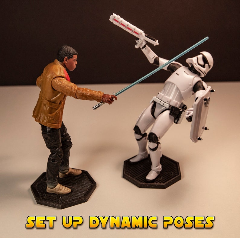 Action Figure Display Stands, Refill Pack, 1/12 STAR WARS Black Series