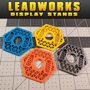 Lot de 4 supports pour clones Major Matt Mason Leadworks (figurines non incluses)