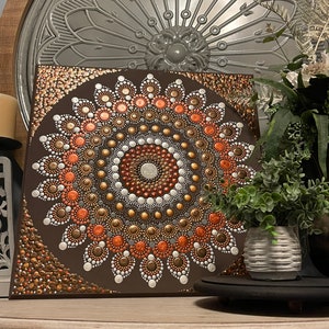 Hand Painted Mandala