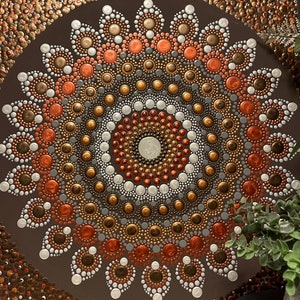 Hand Painted Mandala - Etsy