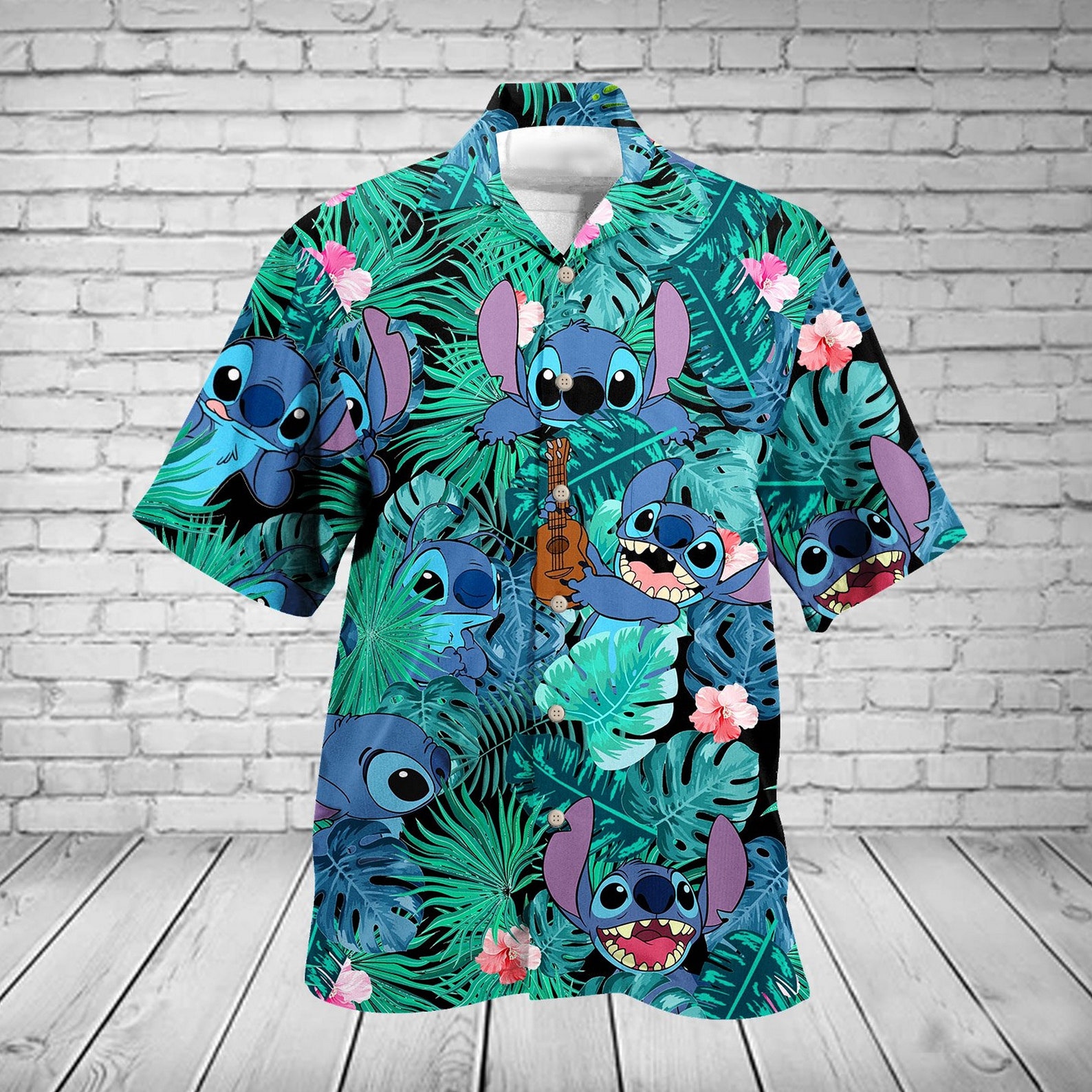 stitch with hawaiian shirt