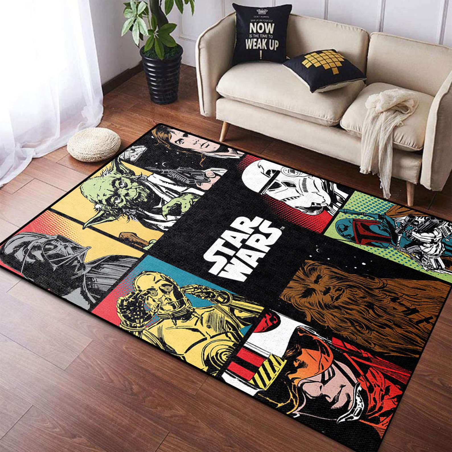Star Wars Rug Star Wars Movie Area Rugs Gift For Fan Star Etsy