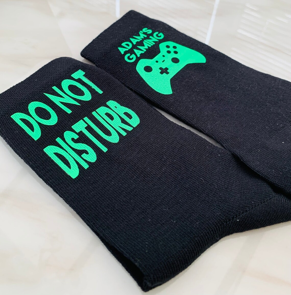 Personalised Xbox colour gaming socks suitable for boys/ Etsy