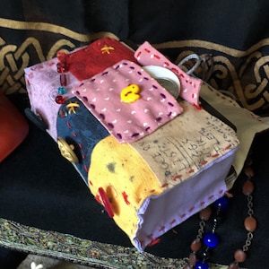 Tarot Patchwork Bag TUTORIAL - Past op het Tarot Deck van The Alleyman
