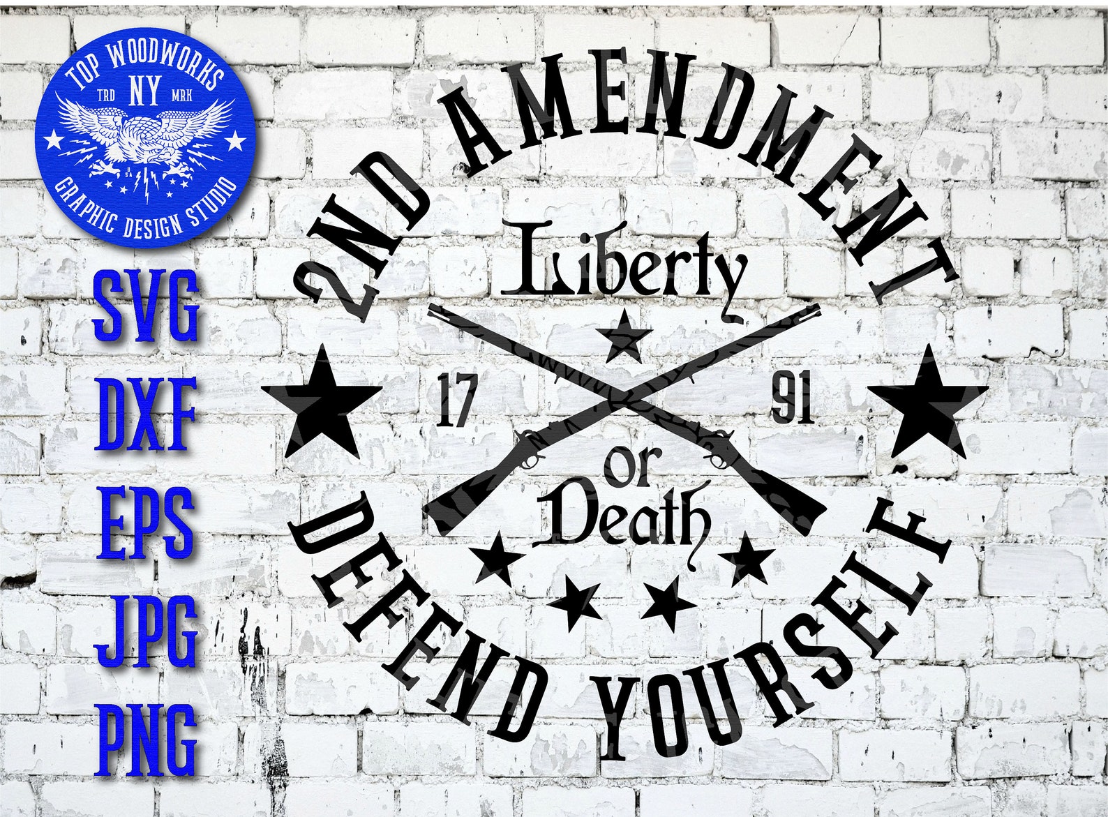Liberty Or Death Second 2nd Amendment 2a Right To Bear Arms Etsy