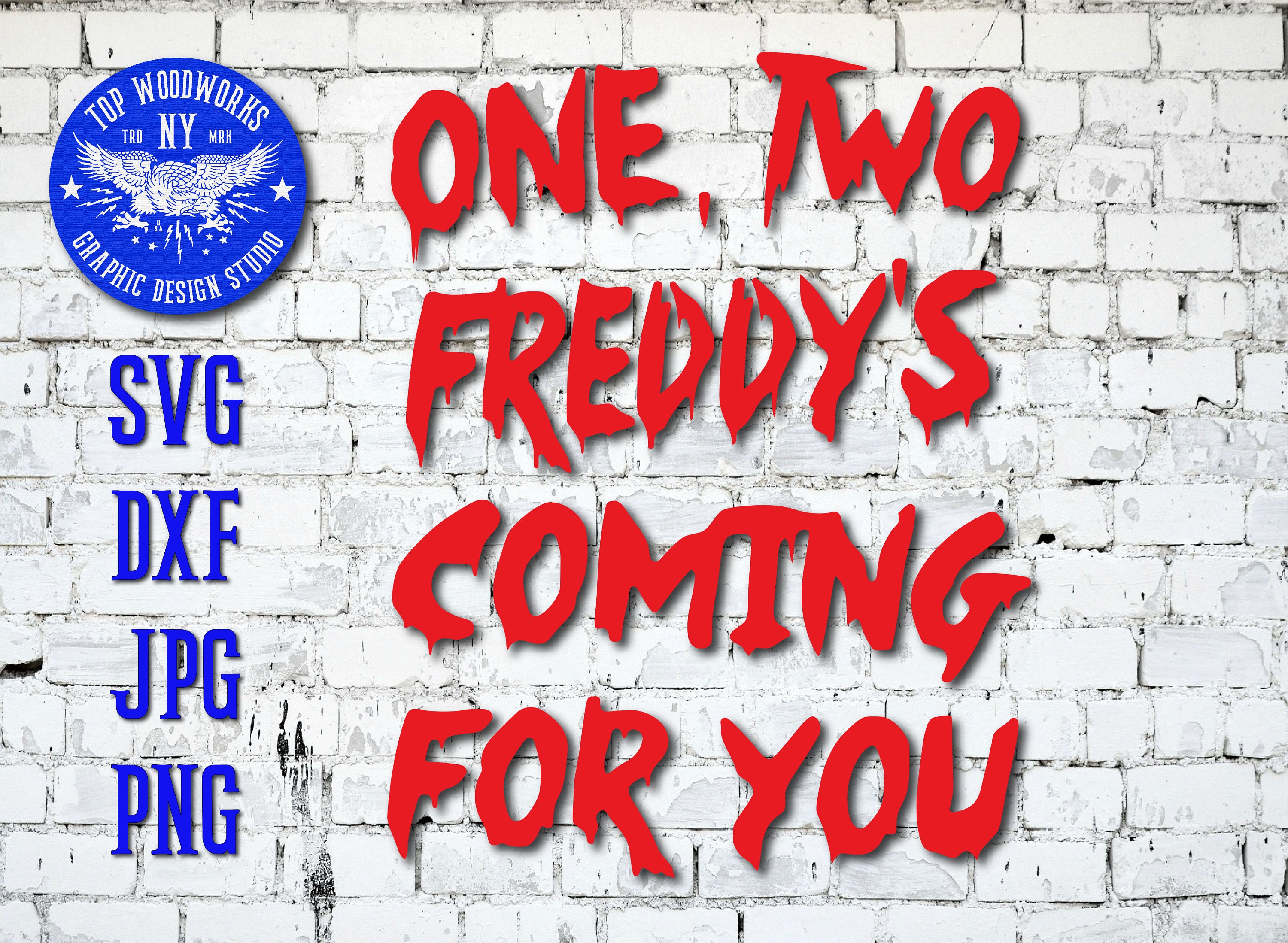Freddy Krueger One Two Coming for You Nightmare on Elm Street Etsy
