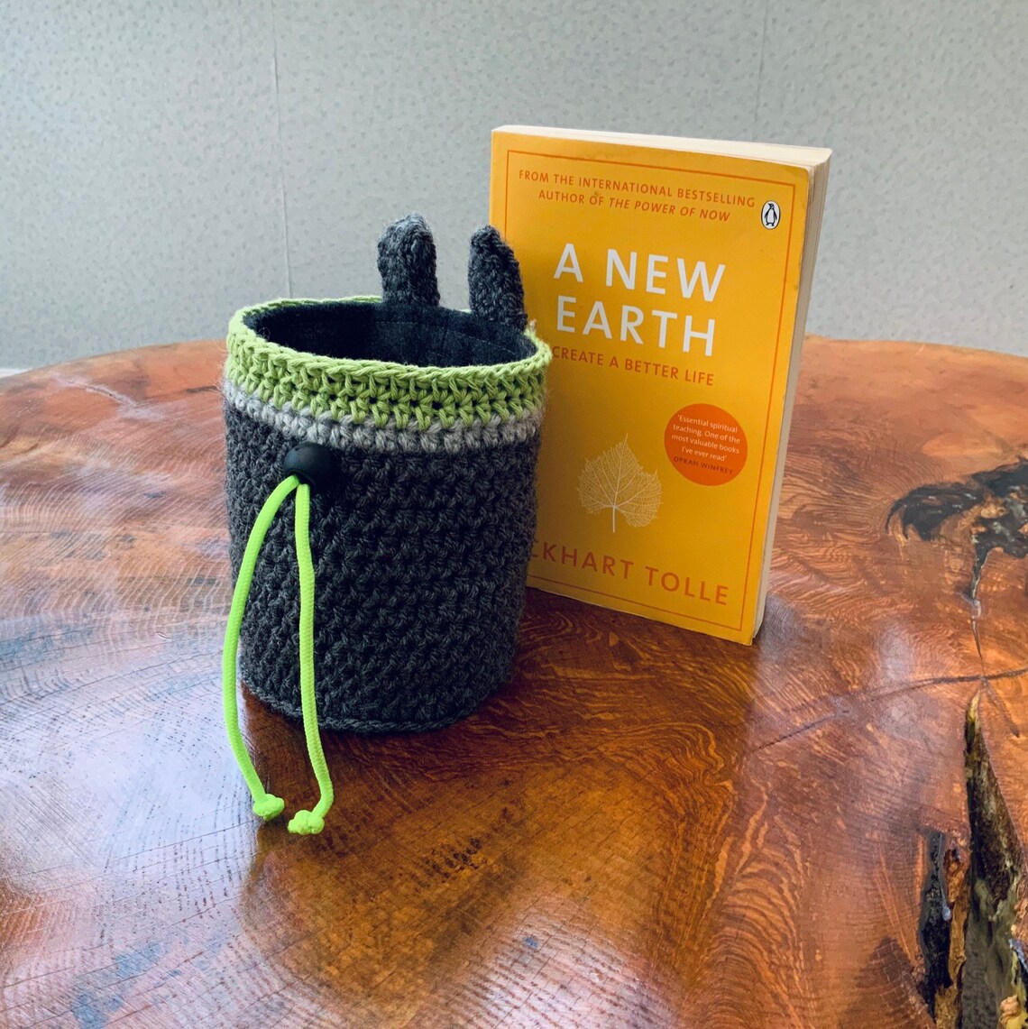 Handmade Crochet Chalk Bag Climbing and Bouldering Green Etsy