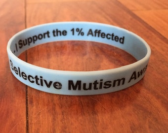 Selective Mutism Awareness Bracelet