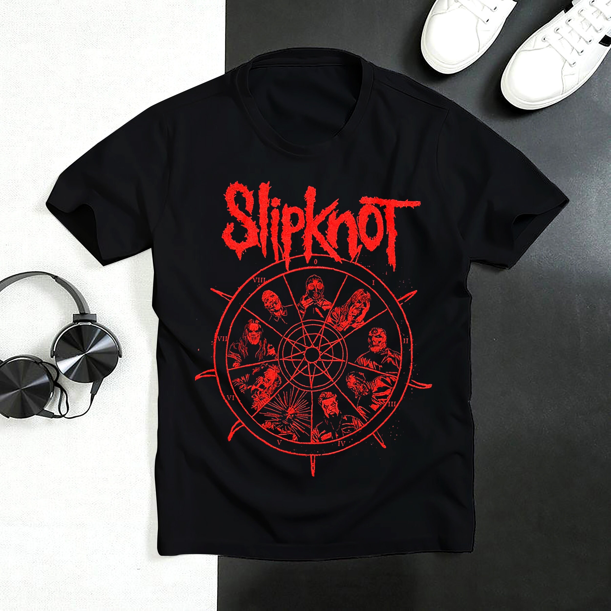 Slipknot Heavy Metal Slipknot Print Tshirt Slipknot Joey Etsy