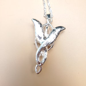 Arwen's Evenstar Necklace: A Sparkling Symbol of Elven Grace and Aragorn's Love Inspired by LOTR Elves and the Elfstone Elessar image 7