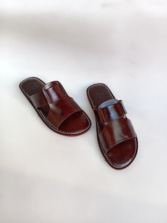 Sandales En Cuir Homme Vintage Eastland Taille 12 – Fabriqué Aux USA, Occasion